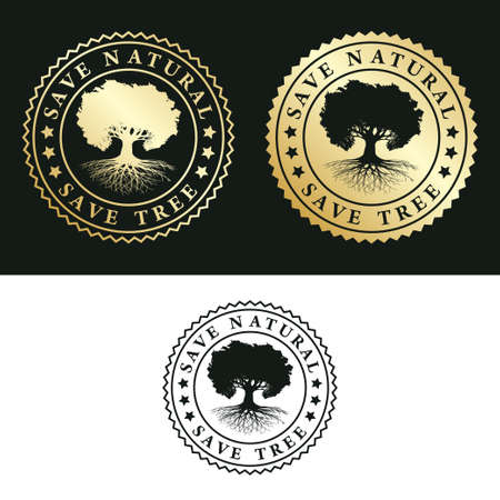 Save Natural - Save Treeのイラスト素材