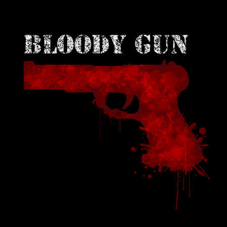 Bloody gun-Weaponのイラスト素材