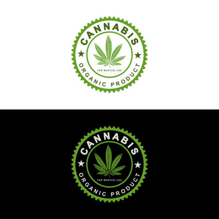 Medical organic cannabisのイラスト素材