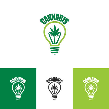 Logo design for cannabisのイラスト素材