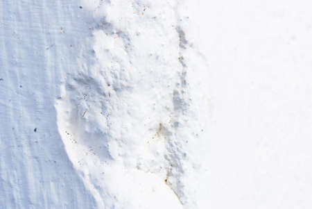 White background texture of a wall, whitewashed wall of a houseの写真素材
