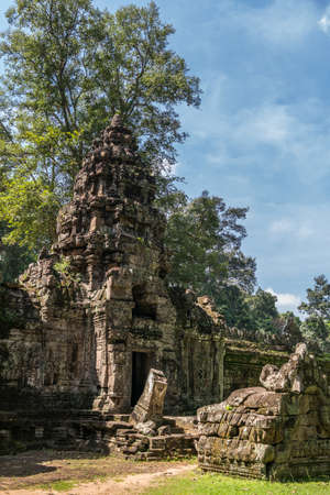 Preh Khan temple, Siem Reap, Cambodiaの写真素材