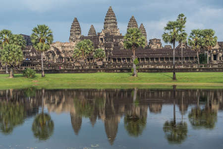 angkor wat templeの写真素材