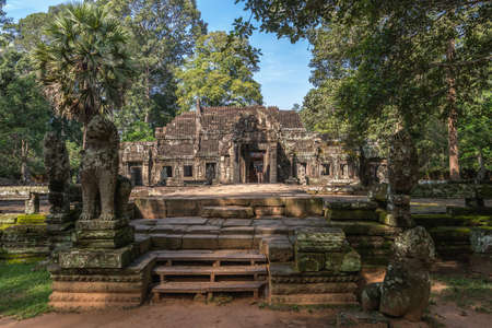 Banteay Kdei temple in Angkor, Siem Reap, Cambodia.の写真素材