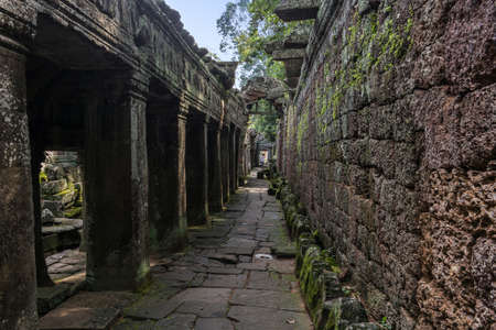 Banteay Kdei temple in Angkor, Siem Reap, Cambodia.の写真素材