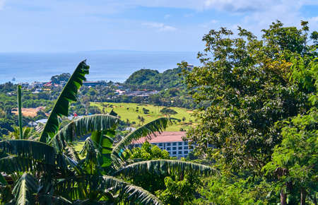 Boracay island aerial view, Philippinesの写真素材