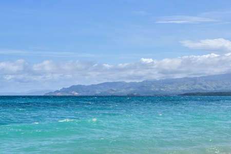 Ilig Iligan idyllic beach in Boracay, Philippinesの写真素材