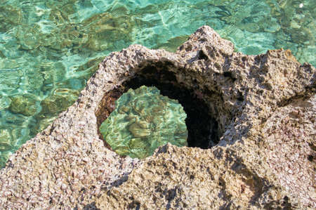 Hole in the rock islandの写真素材