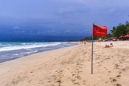 Kuta beach view, Bali island, Indonesiaの写真素材