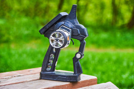 Radio-controlled car remote controlの写真素材