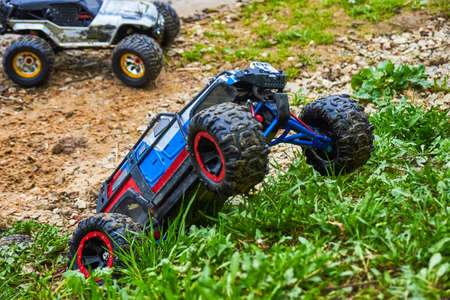 Radio-controlled cars movementの写真素材