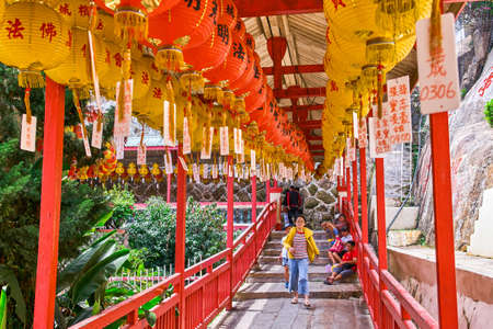 GEORGETOWN, MALAYSIA - FEBRUARY 16, 2018: Kek Lok Si Temple on Penangのeditorial素材
