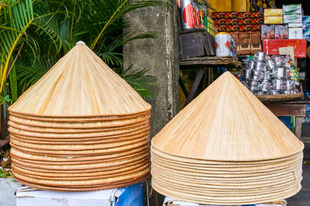Vietnamese hats viewの写真素材