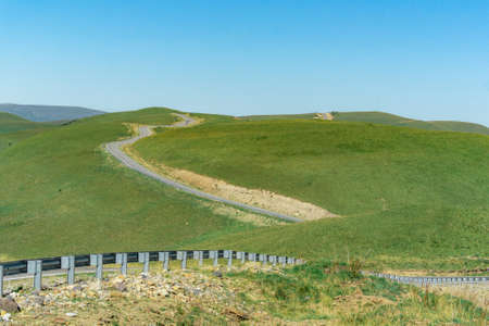Scenic mountains road