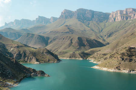 Scenic caucasus mountains