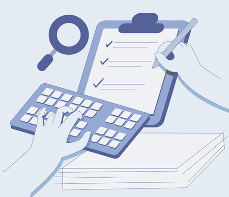 Audit Results Processのイラスト素材