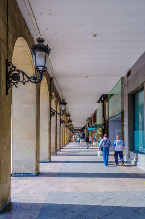 View of an arcade in Logrono, Spain.
のeditorial素材