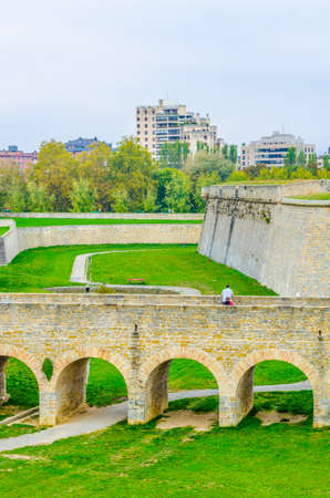 View of a citadel in Pamplona, Spain
の写真素材