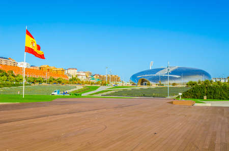 View of the palace of sports in the spanish city Santander
のeditorial素材