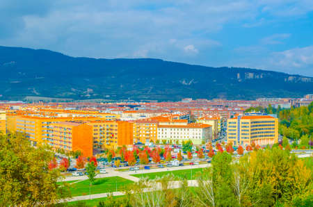 Aerial view of Pamplona, Spain
の写真素材