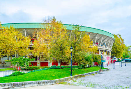 Plaza de toros ? a bullring in the spanish city Pamplona
のeditorial素材