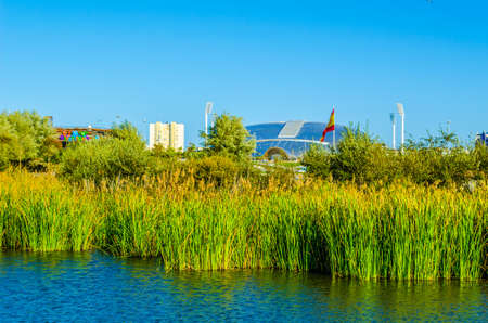 View of the palace of sports in the spanish city Santander
のeditorial素材