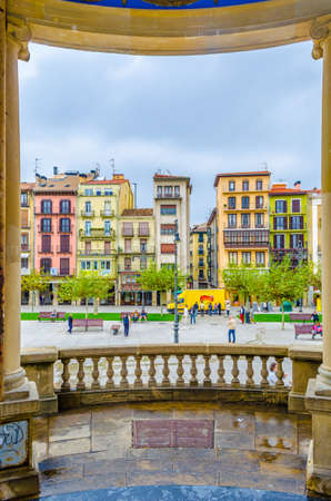 Plaza del castillo in the spanish city Pamplona
のeditorial素材