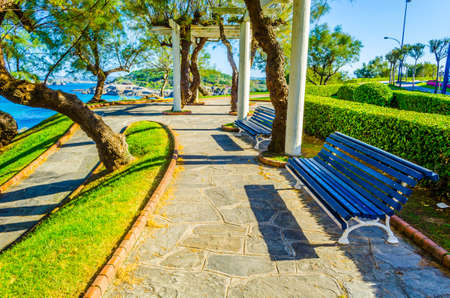 View of a seaside park in Santander, Spain
の写真素材