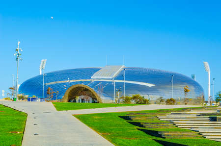 View of the palace of sports in the spanish city Santander
のeditorial素材