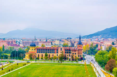 Aerial view of Pamplona, Spainの素材 [FY310102063802]