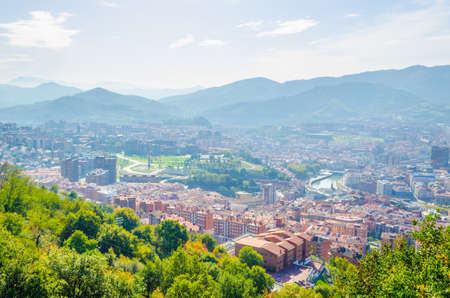 Aerial view of Bilbao from Artxanda hill, Spain
の写真素材