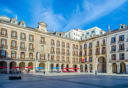 View of plaza porticada square in Santander, Spain
のeditorial素材