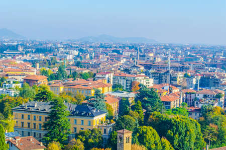 Aerial view of Bergamo, Italy
の写真素材
