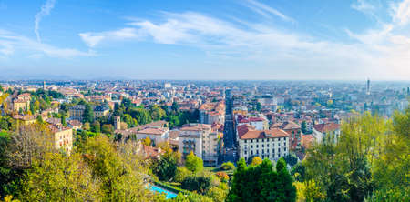Aerial view of Bergamo, Italy
の写真素材