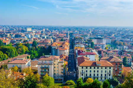 Aerial view of Bergamo, Italy
の写真素材