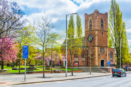 Saint Nicholas church in Nottingham, Englandの写真素材