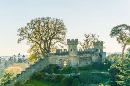 Warwick castle, Englandのeditorial素材