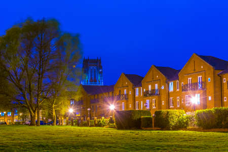 Brick houses in Liverpool, Englandのeditorial素材