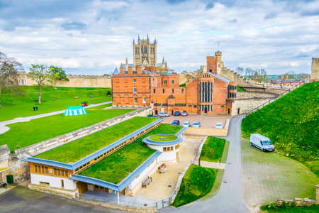 Courtyard of the lincoln castle, England
のeditorial素材