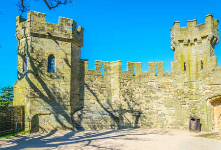 Warwick castle, Englandのeditorial素材