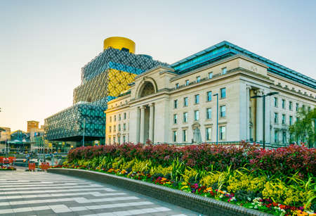 Library of Birmingham and Baskerville house, Englandの素材 [FY310102255747]