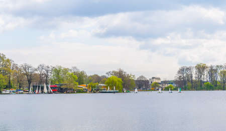 View of the dutzendteich lake near Nurnberg, Germany