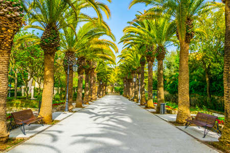 Ibleo gardens in Ragusa, Sicily, Italyの写真素材