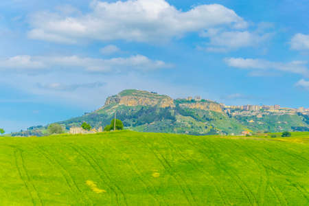 nature in the central Sicily, Italyの写真素材