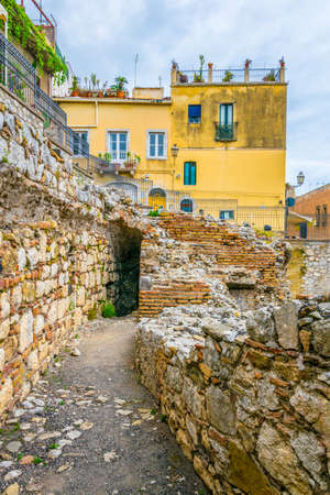 view of ancient ruins in Taormina, Sicily, Italy
のeditorial素材