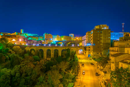 Night view of Ragusa, Sicily, Italy
の写真素材