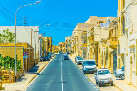 View of a narrow street in Mgarr, Malta
のeditorial素材
