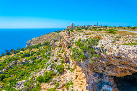View towards Dingli cliffs on Maltaの写真素材