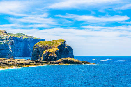Fungus rock near Dwejra point, Gozo, Malta