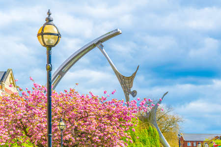 LINCOLN, UNITED KINGDOM, APRIL 10, 2017: Detail of empowerment sculpture in Lincoln, England